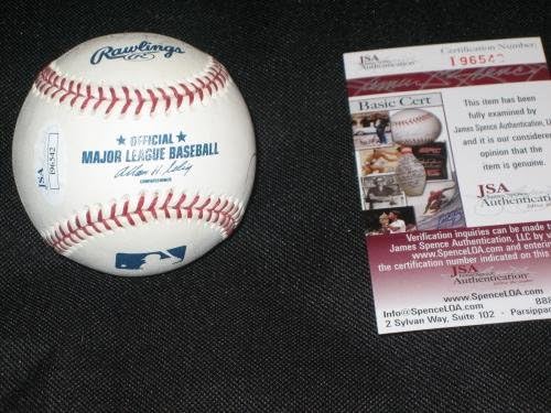 Hall Of Famers Brett, Morgan, Eckersley, Laver İmzalı İmzalı Oml Topu Jsa-İmzalı Beyzbol Topları