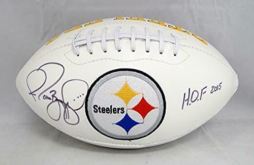 Jerome Bettis İmzalı Pittsburgh Steelers Logolu Futbol W/HOF - JSA W İmzalı Futbol Topları