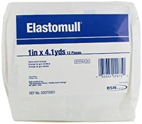Elastomull Uyumlu Gazlı Bez Bandajı. Boyutlar: 1 x 4.1 yd. rulo, 24 rulo