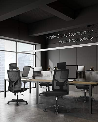 NEO Sandalye ofis Koltuğu Bilgisayar Kafalık Masa Sandalye-Baş Istirahat İş Ergonomik Yüksek Sandalye Minderi Bel Desteği Tekerlekler