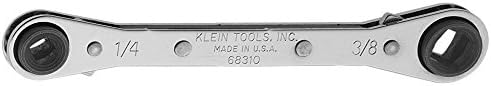 Klein Tools 68309 Kompakt Tasarımlı ve Krom Kaplamalı Tamamen Ters Çevrilebilir Soğutma Anahtarı