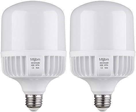 Yüksek Watt LED Ampuller 250W-300W Eşdeğeri, 35W Parlak Beyaz 6000K Yüksek Yoğunluklu Mağaza Işığı, Garaj,Alan Işığı, Depo Arka