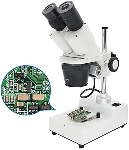 WSZJJ Binoküler Stereo Mikroskop Endüstriyel Stereo Mikroskop Üst LED Aydınlatma Cep Telefonu PCB Lehimleme Onarım Aracı (Renk: