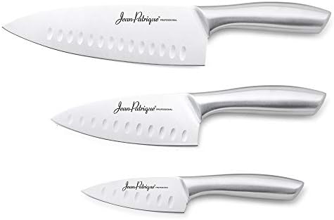 Jean-Patrique Santoku Bıçak / Paslanmaz Çelik Mutfak Jilet Keskin Bıçak Şef Soyma Bıçakları-3 Adet Set