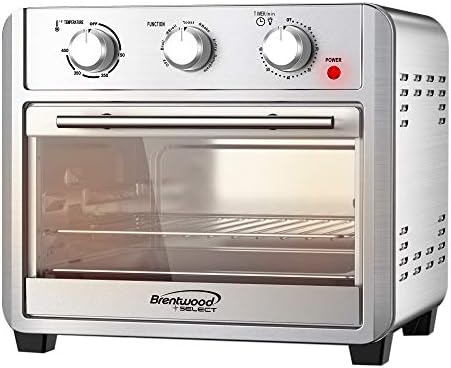 Brentwood Select AF-2410S 24-Quart Konveksiyonlu Hava Fritözlü Tost Makinesi Fırın, Kurutun, Kızartın, Fırında Pişirin, 60 Dakika
