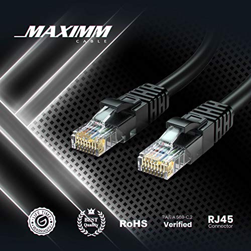 CAT6 Ethernet Kablosu 6 ft Yüksek Hızlı İnternet Ağı LAN Patch Kablo Kablosu-6 Paket (6 fit, Siyah Mavi Beyaz)