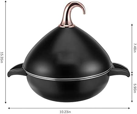 Tagınes Tencere Paslanmaz Çelik Tava Kil Tencere Fas Tagine Pot Pişirme Güveç Güveç Ocak Aile Sağlıklı Dayanıklı Yapışmaz Kolay