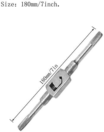 1 ADET 180mm / 7 inç Ayarlanabilir Dokunun Anahtarı Kolu Dokunun Rayba Dokunarak Anahtarı Aracı.