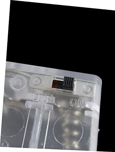 X-DREE 3 Adet 3xAA Piller Pil Kutusu Kasa Tutucu Konteyner w On/Off Anahtarı(3 Adet 3xAA Piller Dahil değildir)
