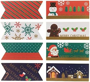 80 adet / grup Noel Serisi Mühür Sticker Vintage Zencefilli Adam + Kar + Kardan Adam Noel DIY Not Hediye Etiketleri