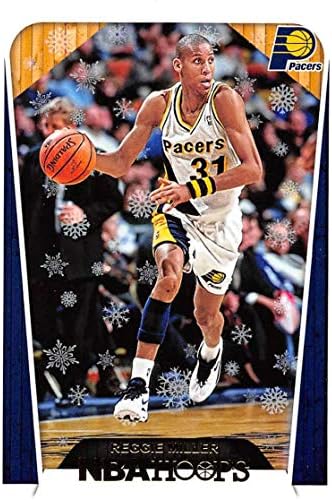 2018-19 Panini NBA Çemberler Kış / Tatil / Noel 290 Reggie Miller Haraç Indiana Pacers Resmi Basketbol Kartı