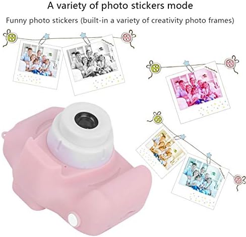 Goshyda Cartoon Children Camera,Dijital Kamera, 2 İnç,2400 W Piksel,5 V/1A,Karikatür Dijital DV,Çocuklar için Sunum, Sevimli