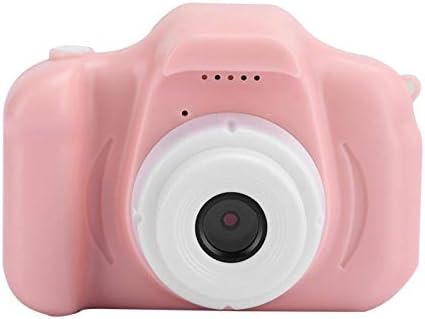 Çocuk Kamerası, Tek Tıklamayla Odaklama Çocuk Kamerası Fotoğraf Çekmek için Kordonlu Taşınabilir Video Zekası(Pink-Pure Edition)
