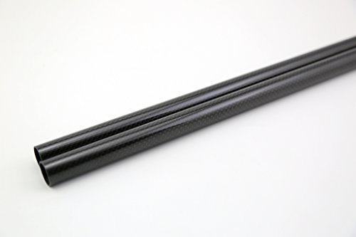 SHINA 3 K Rulo Sarılmış 29mm Karbon Fiber Tüp 25mm x 29mm x 500mm Parlak RC Quad için