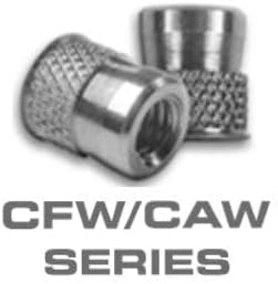 CAW2-3716, Somun Eki, 3/8-16, Malzeme Kalınlığı (.062-Yukarı) RND Nutsert (Elmas Tırtıllı) Low PRO HD, Çelik, CAD