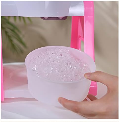 sgjin Manuel Buz Kırıcı Makinesi, Buz Tıraş Makinesi, İçecek Yapmak için Buz Slushie-Hızlı Kaba, Rendelenmiş veya İnce Kar Konisi