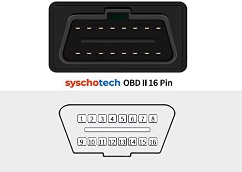 Mini Bluetooth OBD2 Tarayıcı, SYSCHOTECH Profesyonel OBD Araba Kod Okuyucular ve Tarama Araçları, uyumlu OBD: V1.5 Android için