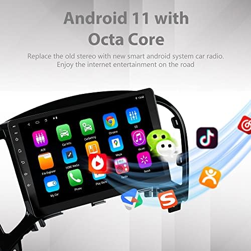 LEXXSON Araba Radyo Nissan Juke 2011- için, Android 11 Kafa Ünitesi ile Octa Çekirdek 9 inç Kapasitif Yüksek Çözünürlüklü
