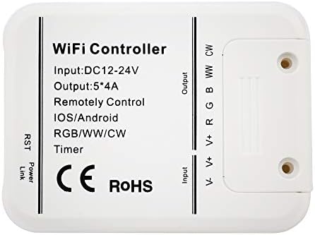 LEDENET Akıllı WiFi LED kontrol 5 Kanal Kontrol 4A5CH CW / WW RGB RGBW RGBWW led ışık, zamanlayıcı Müzik Grubu Sync Denetleyici