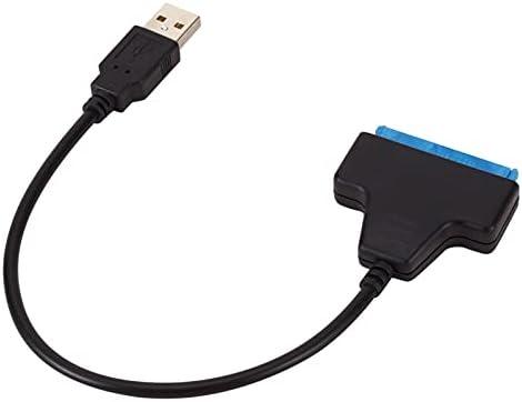 Konnektörler Sata USB 2.0 Sabit Sürücü Adaptörü 2.5 İnç Harici SSD HDD Sabit Sürücü 22 Pin Sata III Kablosu Sata USB Kablosu