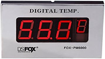 CONOTEKOEM Dijital sıcaklık göstergesi FOX-PM6000 Sauna Saati