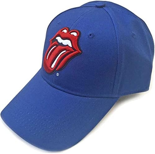 Rolling Stones Erkek Klasik Dil (Orta Mavi) Beyzbol Şapkası Orta
