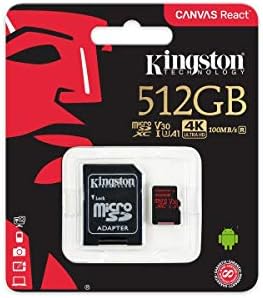 Profesyonel microSDXC 512GB, SanFlash ve Kingston tarafından Özel olarak Doğrulanmış Nubia Red Magic 5SCard için çalışır. (80