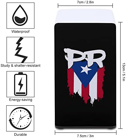 Porto Riko Bayrağı PR Porto Rikolu Boricua Masa Lambası Basit Başucu Gece Lambası Ev Ofis Yurt masa dekoru