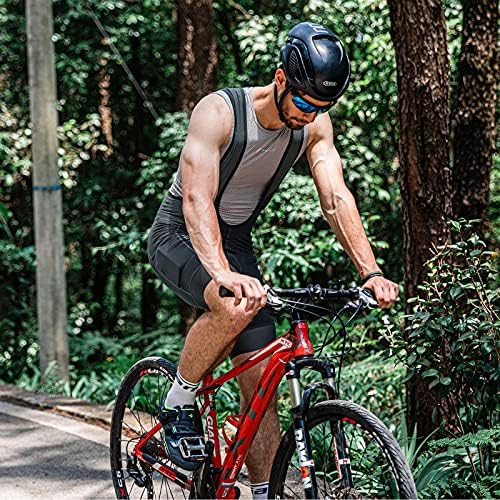 Przewalski erkek Bisiklet Önlüğü Şort, 4D Yastıklı Bisiklet Bisiklet Tayt UPF 50+