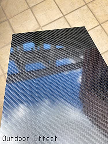 Parlak Karbon Fiber Levha 3mmx200mmx300mm Plaka Paneli 3K Dimi Ayna Gibi