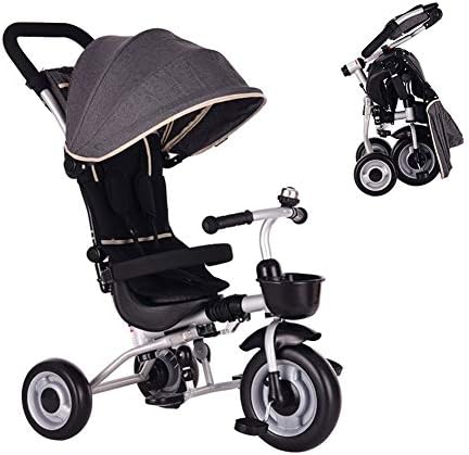 Katlanabilir çocuk bisikleti Bebek Arabası çocuk bisikleti 1-3-6 Yaşındaki Bebek oyuncak Araba Korkuluk Bebek Arabası (Renk: