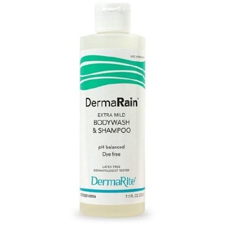 DermaRain Extra Hafif Vücut Yıkama ve Şampuan-800 ml-Hassas Ciltler için Tam Vücut Temizleyici, pH Dengeli, Boya İçermeyen, Zengin