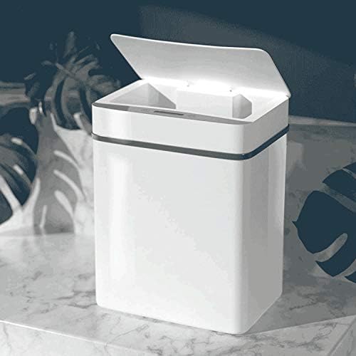 BFTGS 15L akıllı çöp tenekesi Otomatik sensörlü çöp kovası Akıllı Sensör Elektrikli çöp kutusu Ev çöp tenekesi Mutfak Banyo Çöp