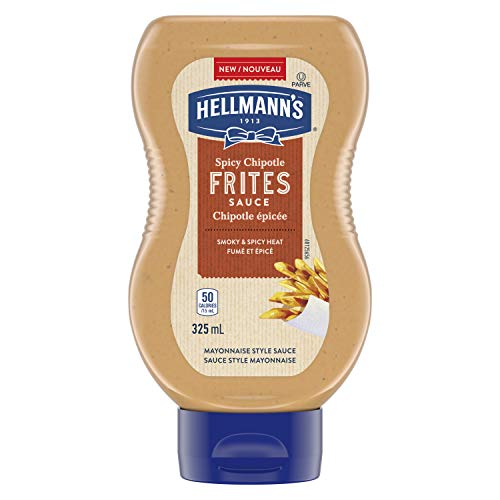 Hellmann'ın Baharatlı Chipotle Frites Mayo Tarzı Sosu, 325ml / 11 oz.. {Kanada'dan ithal edildi}