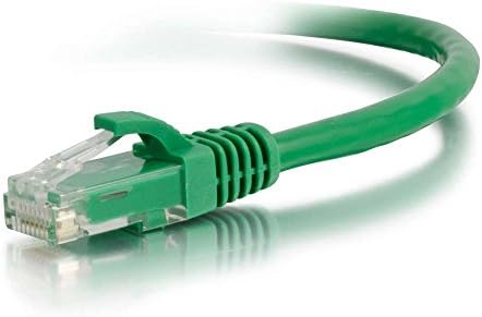 C2G / Gitmek için Kablolar 1ft Cat6 Snagless Korumasız (UTP) Ağ Yama Ethernet Kablosu Mavi