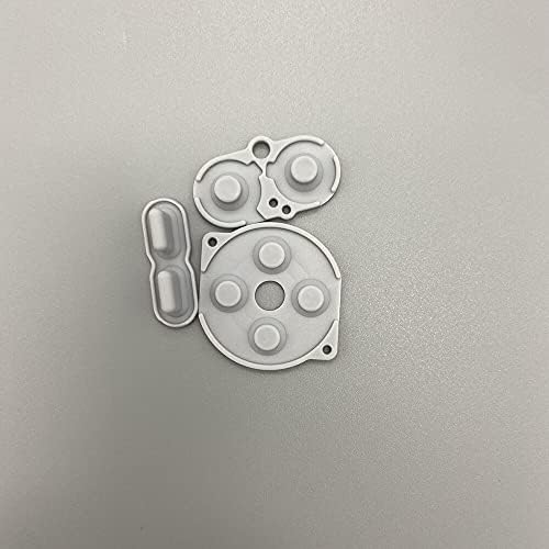 1 Takım Silikon Kauçuk Yapıştırıcı İletken Düğmeler A-B D-pad Tuş Takımı Gameboy Cep GBP Denetleyici (Gri)