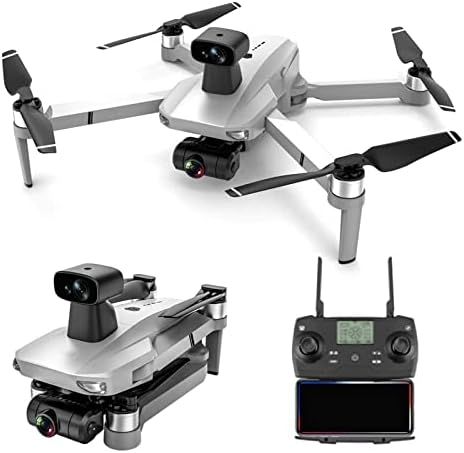 lightres RC Drone ile Kamera 4 K HD, 5G Katlanabilir Drone 360° Engel Kaçınma 4-Eksen Gimbal fırçasız motor, rc dört pervaneli