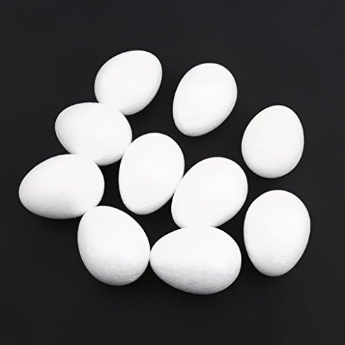 menolana 5/10/50 Beyaz Modelleme Zanaat Polistiren Yumurta Köpük El Sanatları DIY Sanat Boyama için-Beyaz, 8 cm