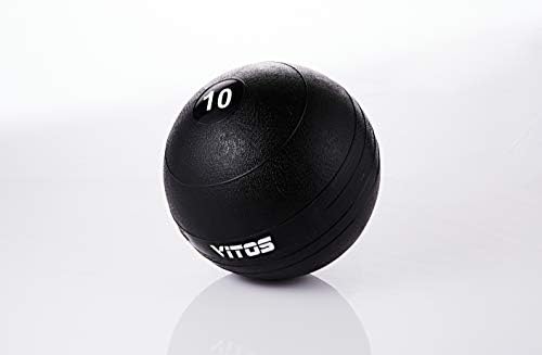 Vitos Fitness Egzersiz Slam Tıp Topu 10 ila 100 Pound / Dayanıklı Ağırlıklı Spor Aksesuar Gücü Klima Çapraz Eğitim Çekirdek Ağız