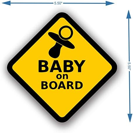 Bebek Kurulu Sticker Burcu, Bebek Kurulu Vinil Çıkartması Etiketler, Bebek araba Sticker, Bebek araba Çıkartması UV Koruma Su