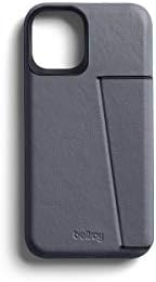 Bellroy Telefon Kılıfı için iPhone 12 Mini ile Kart Tutucu (Deri iPhone Kapak, Yumuşak Mikrofiber Astar) - Grafit