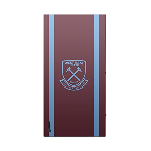 Kafa Durumda Tasarımlar Resmen Lisanslı West Ham United FC Jersey 2020/21 Ev Kiti Vinil Sticker Oyun Cilt Kılıf Kapak Xbox Serisi