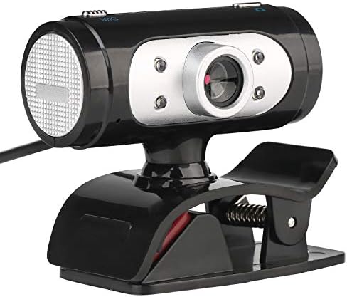 Webcam, Dahili Ses Emici mikrofon Masaüstü veya Dizüstü Video Bilgisayar CMOS çipli USB Kamera Işığı doldurmak için LED ışıkları