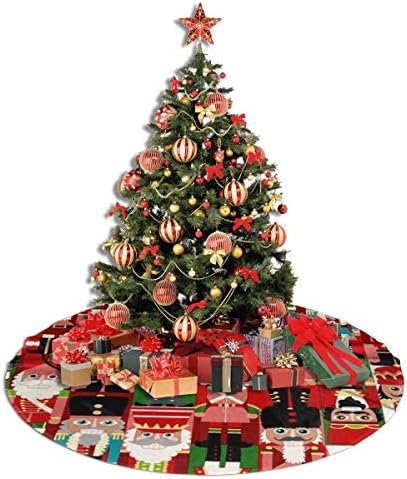 KKK81 30 Noel Ağacı Etek Noel Zamanı Fındıkkıran Çift Katmanlar Tatil Partisi için Güzel Bir Dekoratif El Sanatları