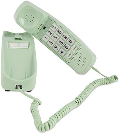 Kablolu Telefon-Yaşlılar için Telefonlar - İşitme engelliler için Telefon-Dünya Günü Yeşili-Retro Yenilik Telefon - 1965'te Prenses