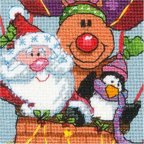 Boyutlar El Sanatları 71-09154 İğne İşi İğne İşi Tatlı Noel Baba Çorabı