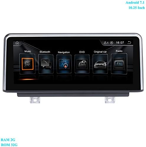 XISEDO 10.25 İnç 4 çekirdekli Araba Stereo Android 7.1 Kafa Ünitesi RAM 2G ROM 32G GPS Navigasyon Araba Radyo BMW 3 Serisi için