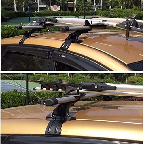 XJZHJXB Çatı Rafları Sedan Ayarlanabilir Çatı Çubukları, Alüminyum Çapraz Çubuklar Araba Ford Foucs RS ile Uyumlu, Kargo Taşıyıcı