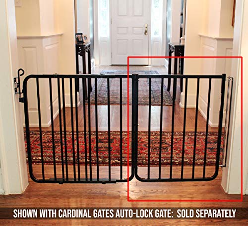 Kardinal Kapılar 21.75 Merdiven Özel Kapısı ve Otomatik Kilit Kapısı için Uzatma, Siyah