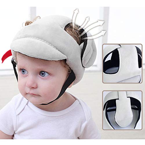 Bebek Bebek Yürüyor Kafa Koruyucusu Nefes Headguard Sevimli Şapka, ayarlanabilir Hiçbir Darbelere emniyet kaskı Kafa Yastık Tampon